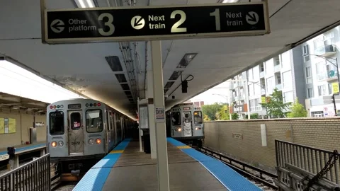 Train 1 2 and 3 Chicago Vidéo 169167684