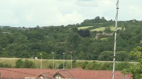 A Train (1) Stock Footage 12680686