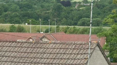 A Train (4) Stock Footage 12682360