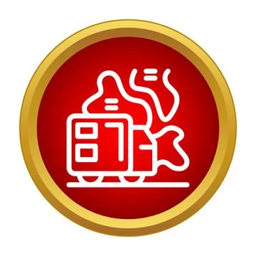 Train accident with exploding cargo causing hazardous smoke イラスト素材