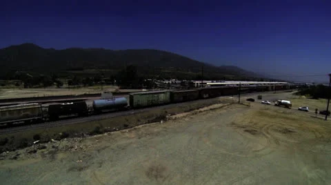 Train Aerial 3 Stock-Footage 24652970