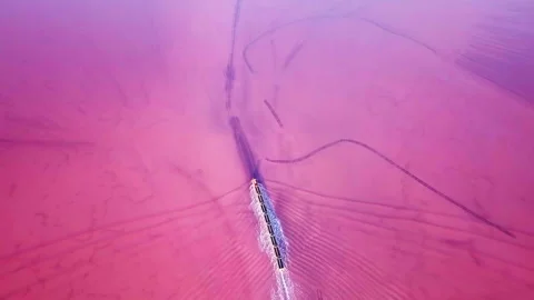 Train and lake Stock Footage 197351627