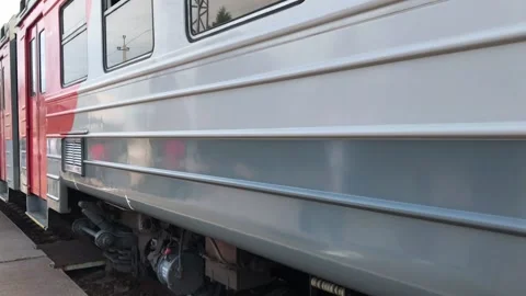 A train is approaching the station Stock Footage 138616667