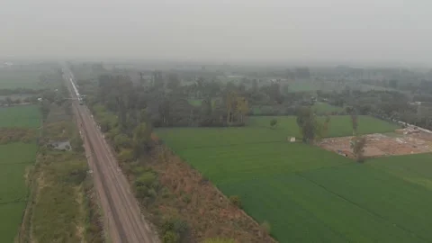 TRAIN APPROCHING Stock Footage 158854662