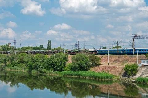 Train of armed forces Stock Photos