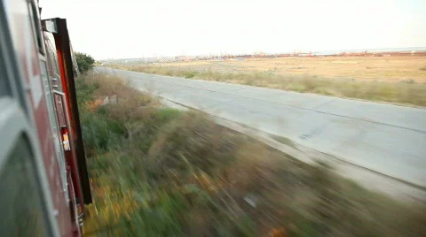 Train Arrival and Departure Stock Footage 508069