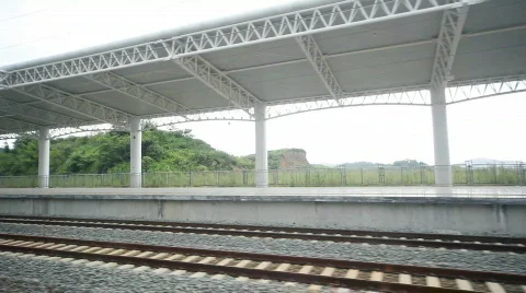 Train arrival Video stock 856443