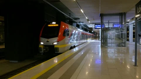 Train arrival 動画素材 197408909