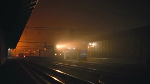 Train arrival Stock Footage 221102657