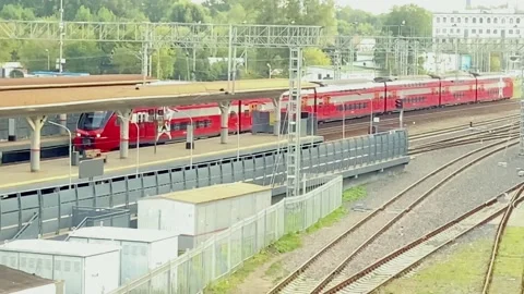 The train arrive Stock Footage 158297269