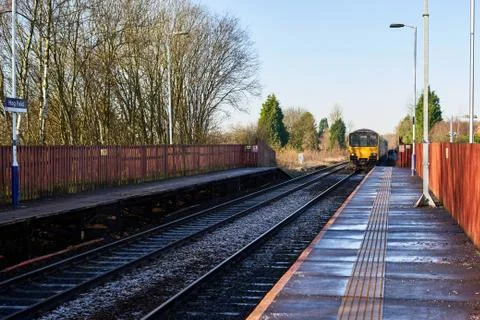 Train arrive Stock Photos