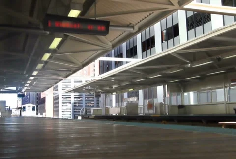 Train Arrives Stock Footage 923872