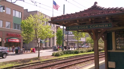 Train Arrives at Station Video stock 41864104