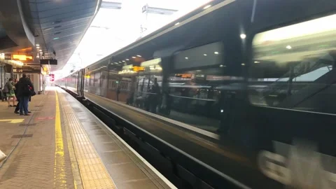 Train Arriving Stock Footage 161903798