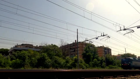 Train arriving at the station - Full HD - ProRes Stock Footage 157933767