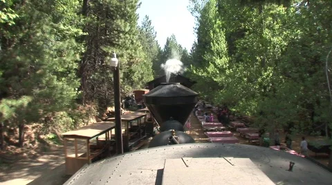 Train backing 1a Stock Footage 476435