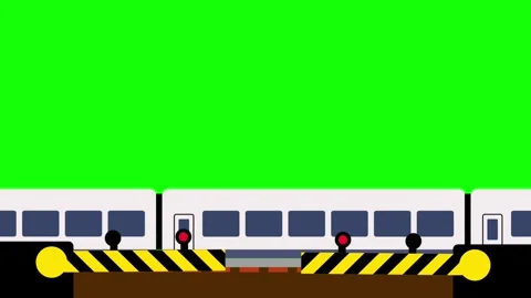 Train Barrier Stock Footage 335638225