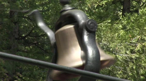 Train bell ringing Stock Footage 476410