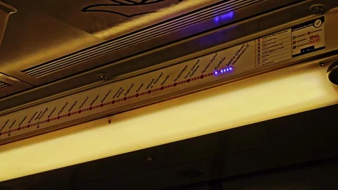 A train with a blue. Stock Footage 284080317