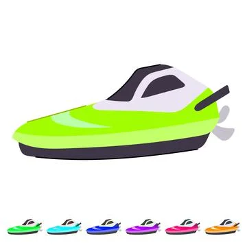 Train boat toy vector cartoon graphic Stock Illustration