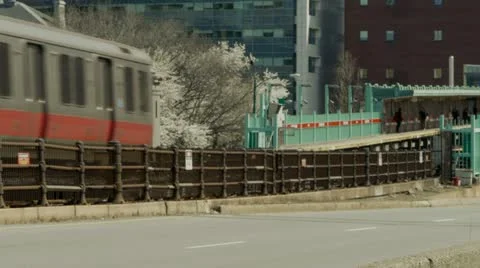 Train Boston Stock-Footage 12613984