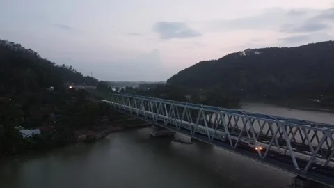 Train on bride Stock Footage 170515067