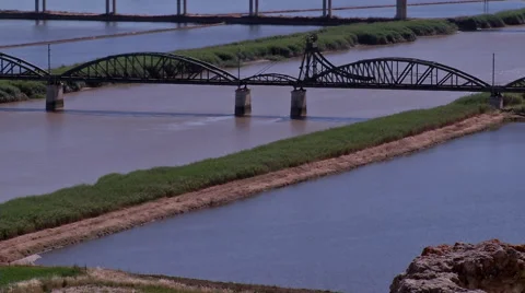 Train bridge #1 Stock Footage 48043674