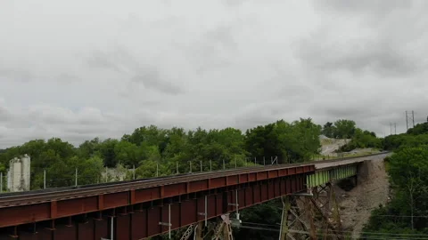 Train Bridge 7 Stock Footage 273941135