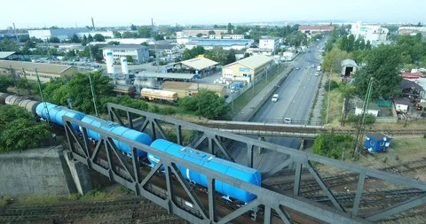 TRAIN BRIDGE Stock Footage 116654992