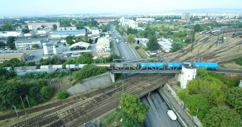 TRAIN BRIDGE Stock Footage 116655226