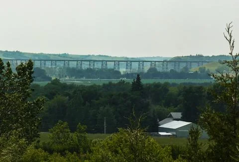 Train bridge Stock Photos