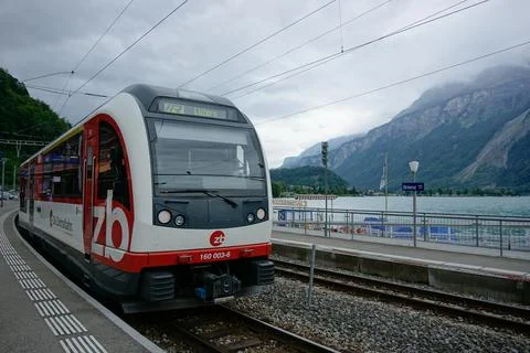 Train in Brienz Foto stock
