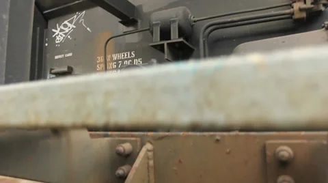 Train Car Underside Stock-Footage 32593052