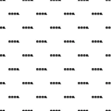 Train with cargo pattern seamless vector Stock Illustration