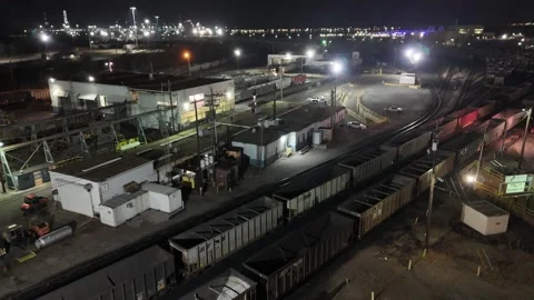 Train Carts - Norfolk, VA Stock Footage 336363968