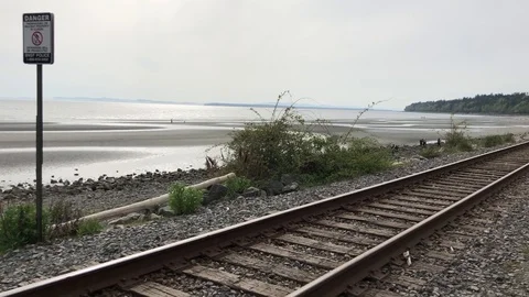 Train in Close up Stock Footage 107023492