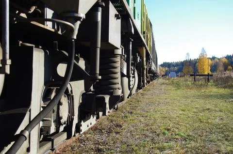 Train close up Stock Photos