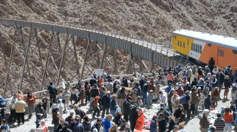 Train to the Clouds 库存影片 913247