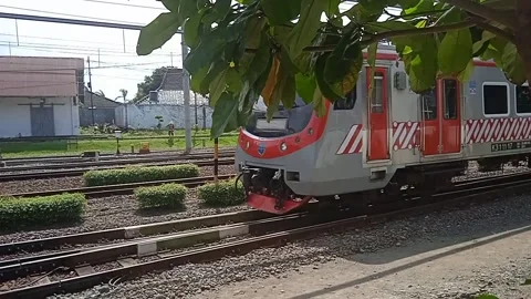 Train comes Stock Footage 205920569