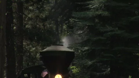 Train coming b Stock Footage 476396