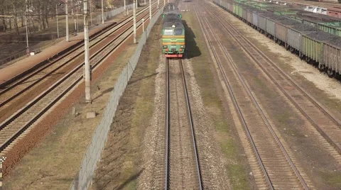 Train is coming Stock Footage 48646491