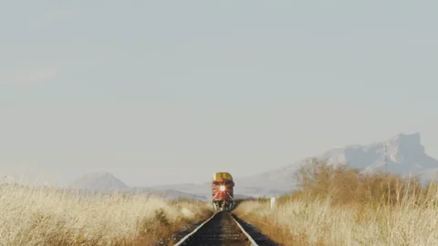 Train Coming Stock Footage 99022886