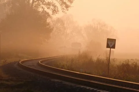 Train is coming Foto stock