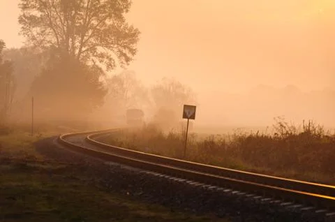 Train is coming Stock Photos