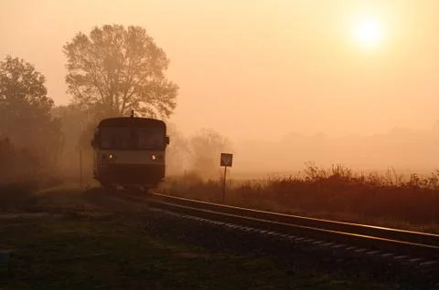 Train is coming Stock Photos