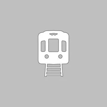 Train computer symbol Illustrazione stock