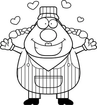 Train Conductor Hug Stock Illustration