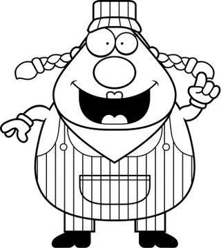 Train Conductor Idea Stock Illustration