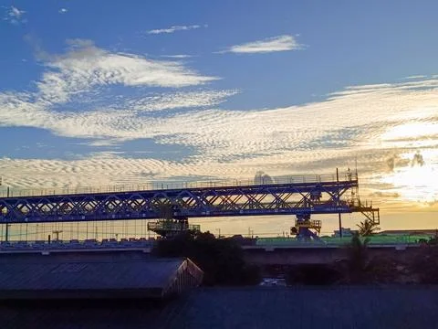 Train Constructing at Valenzuela City Philippines Stock Photos