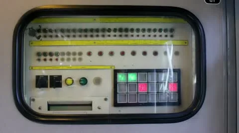 Train control 01 Stock Footage 12164143